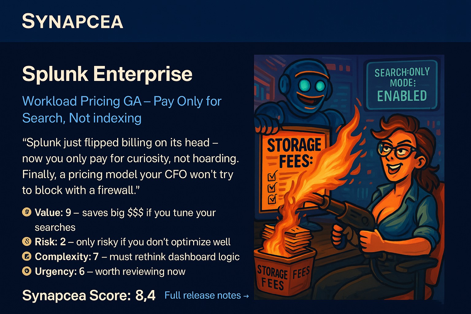 Splunk pricing visual